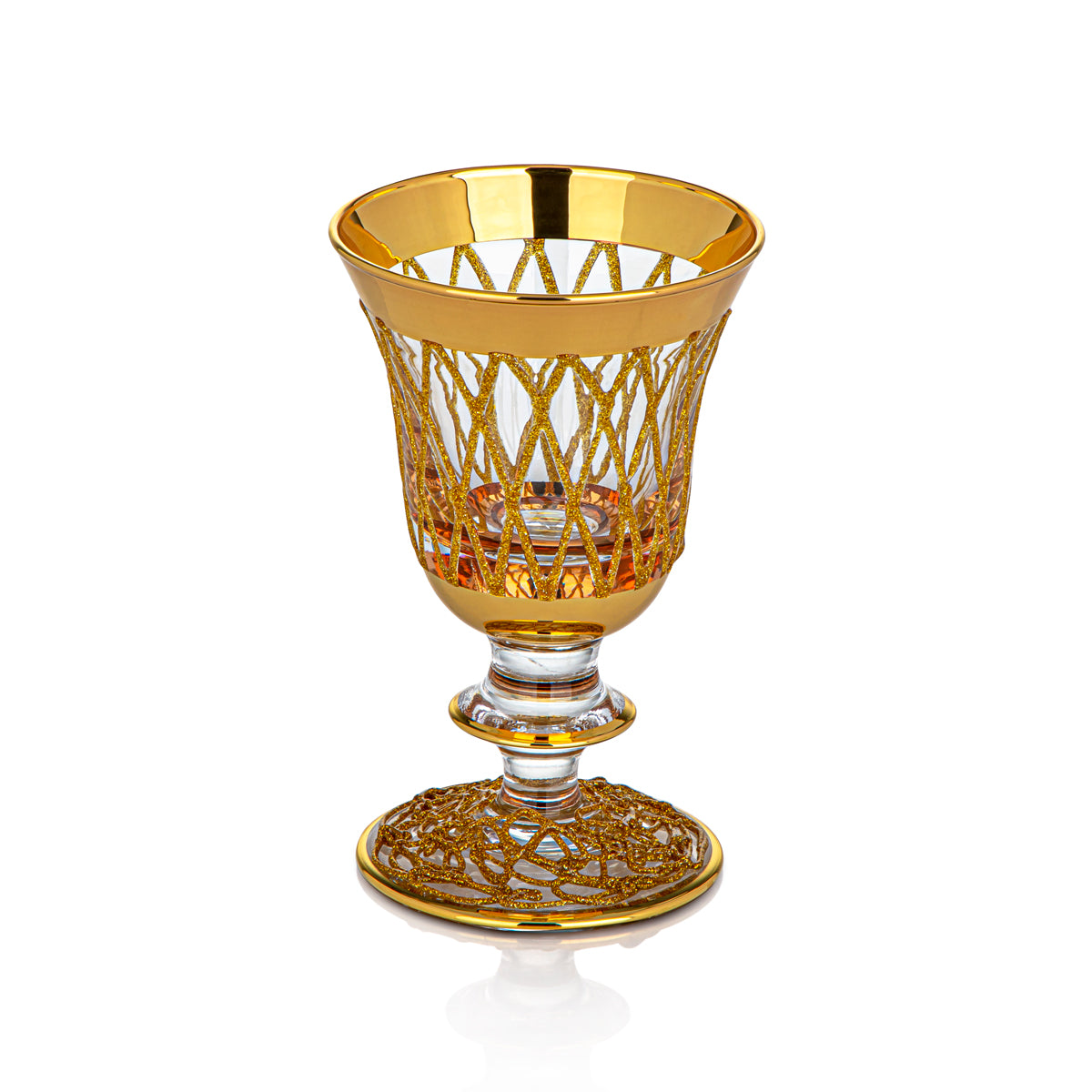 Almarjan 6 Pieces Glass Juice Cup Set - 953/801