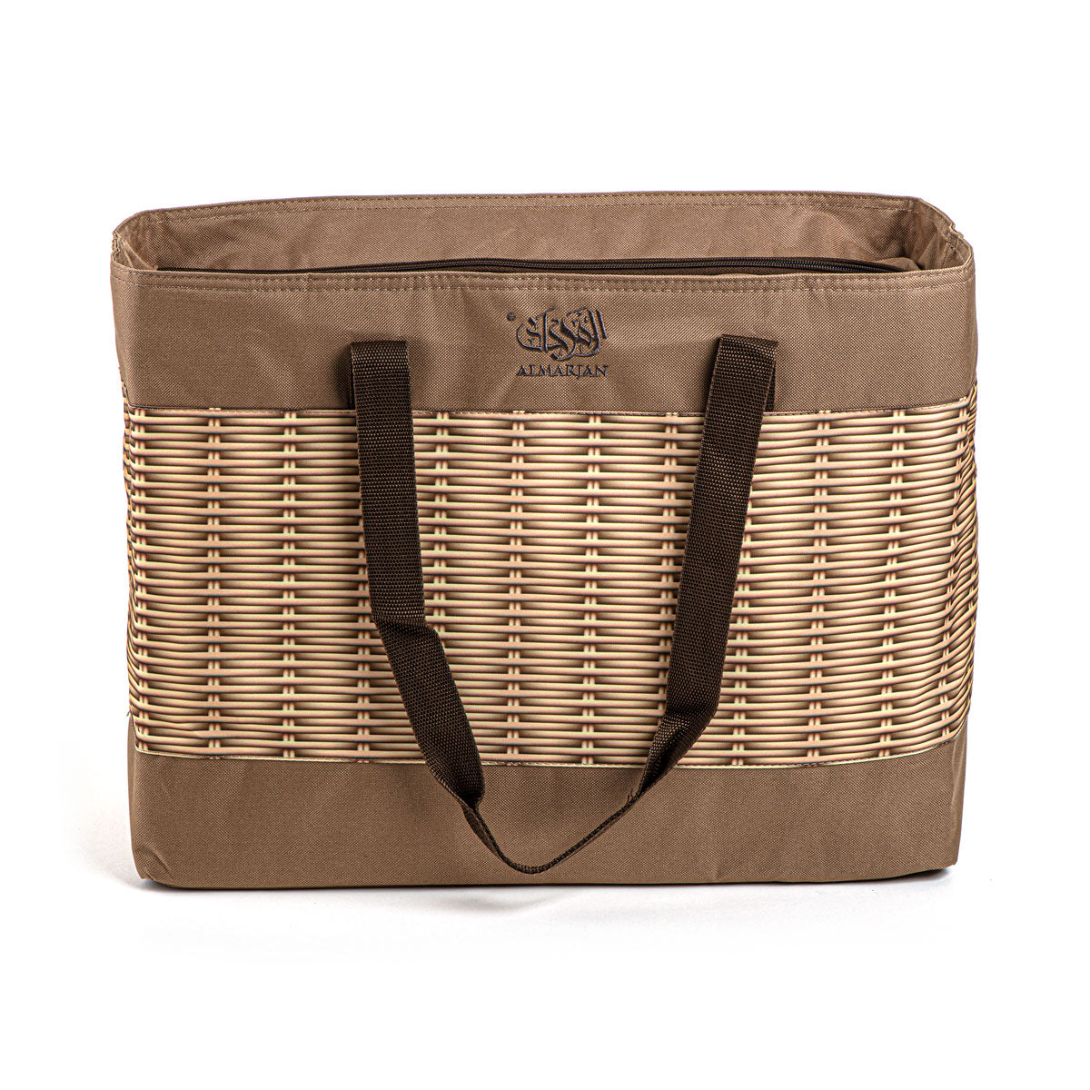 Almarjan 18 Liter Picnic Bag Rattan & Light Brown - BAG2570038