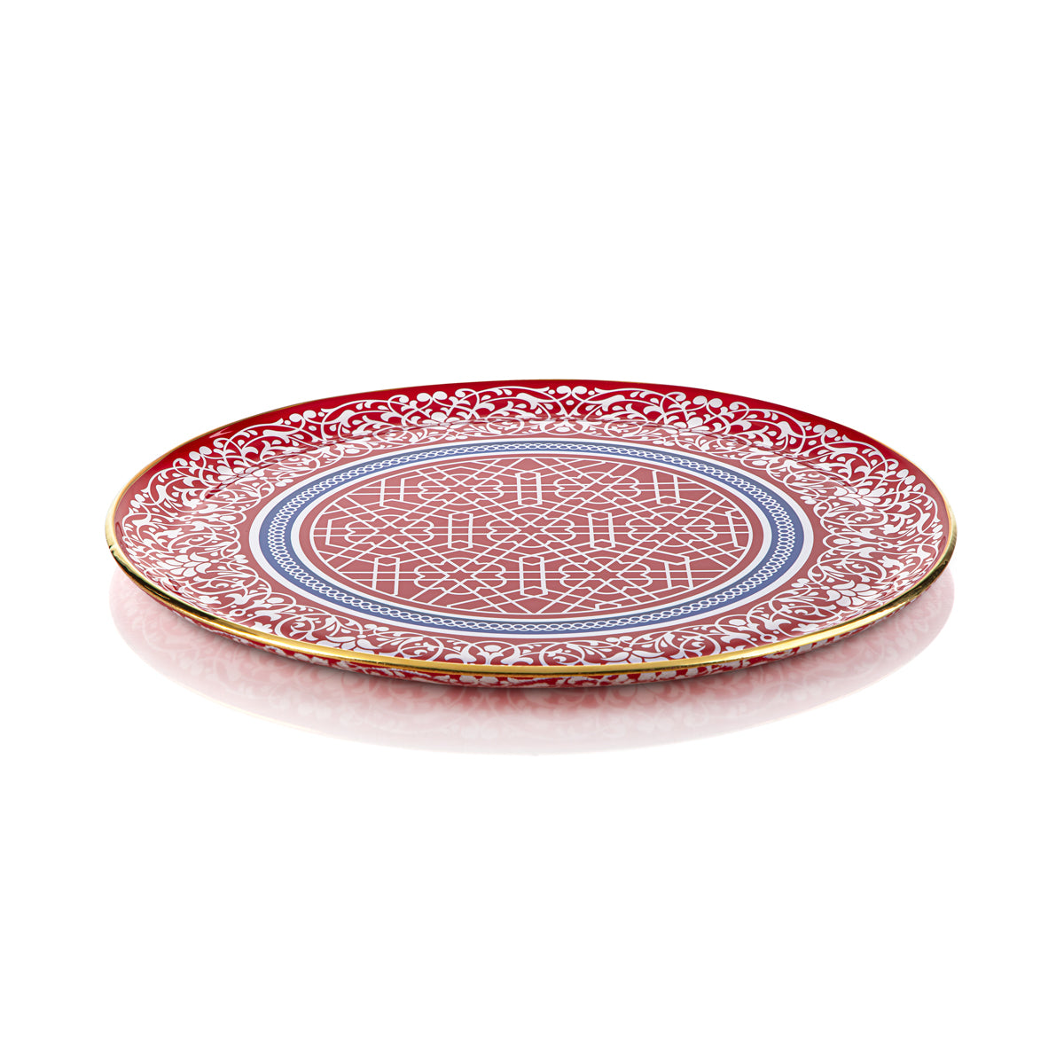 Almarjan Baran Collection 31 CM Glass Tray - 87124