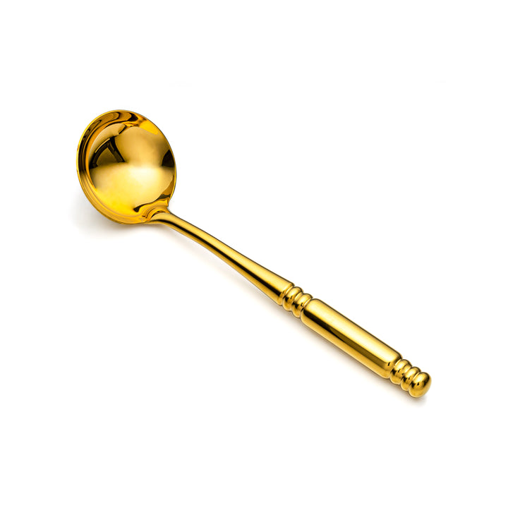 Almarjan Stainless Steel Soup Ladle Gold - CUT0010233