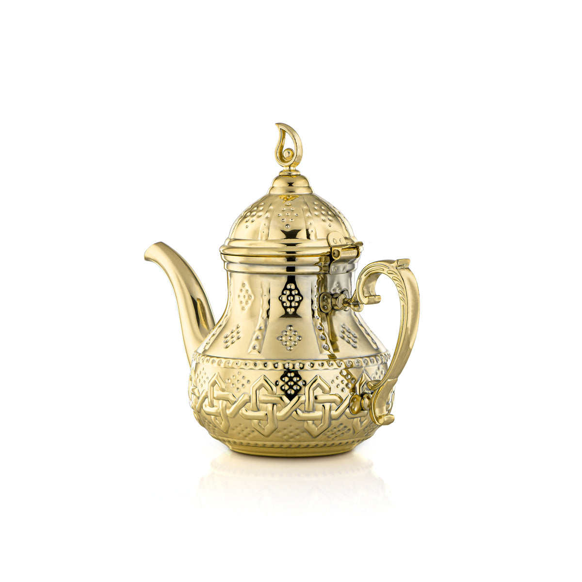 Almarjan 1.2 Liter Sahara Collection Stainless Steel Teapot Gold - STS0010993