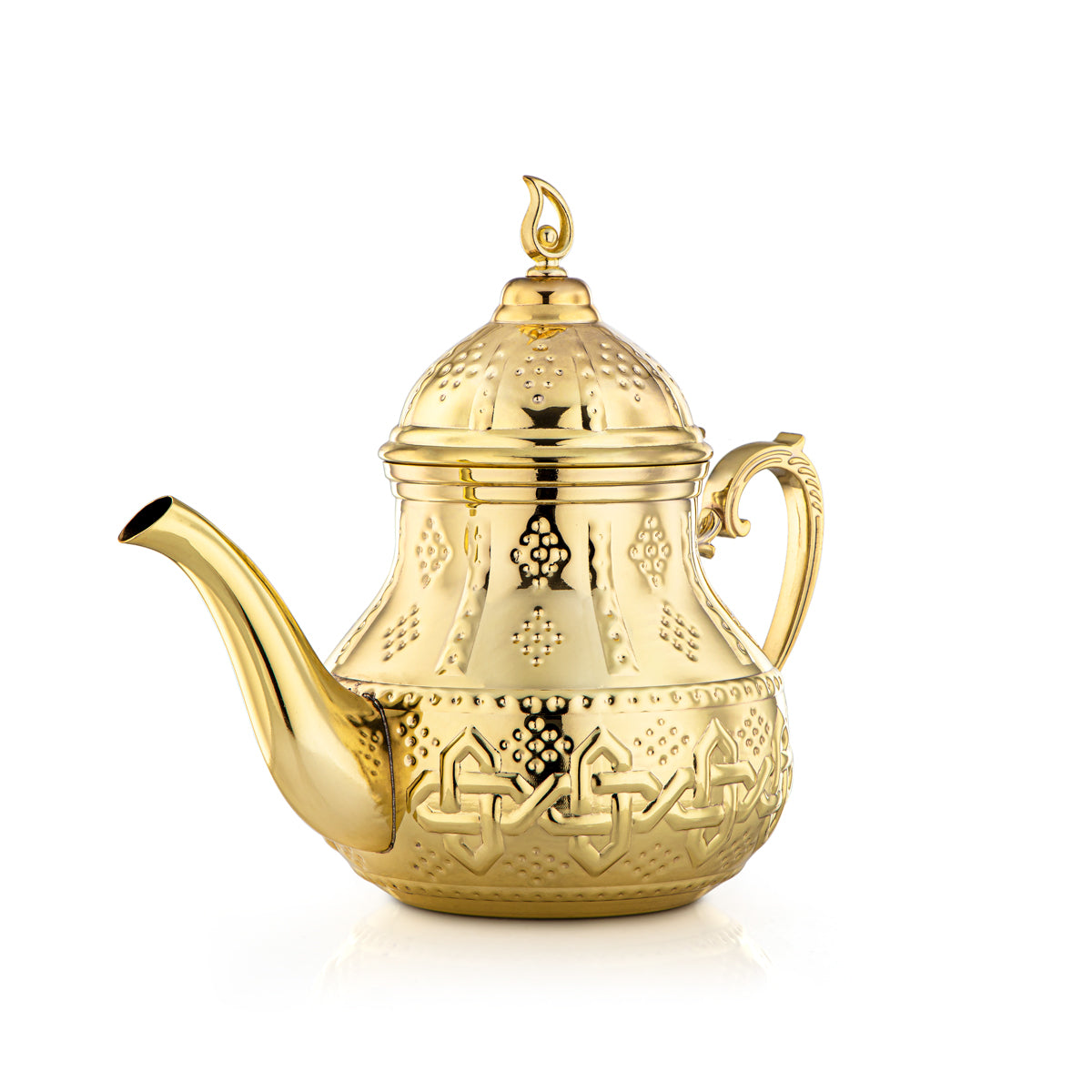 Almarjan 2 Liter Sahara Collection Stainless Steel Teapot Gold - STS0010995