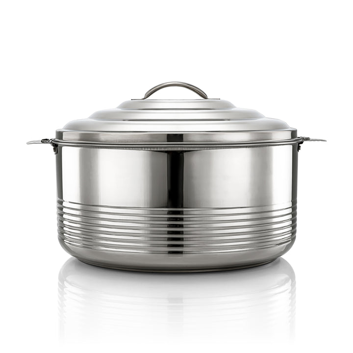 Almarjan 25,000 ML Casa Collection Stainless Steel Hot Pot Silver - STS0290337