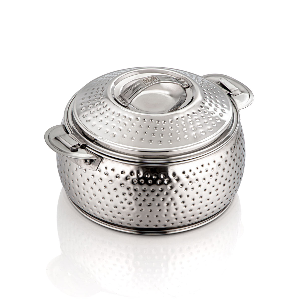 Almarjan 1200 ML Noor Collection Stainless Steel Hot Pot Silver H22M56