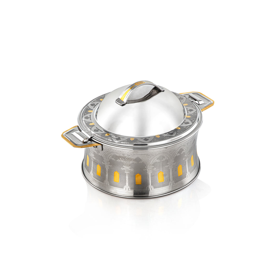 Almarjan 25 CM Reem Collection Stainless Steel Hot Pot Silver & Gold - H22EPG6