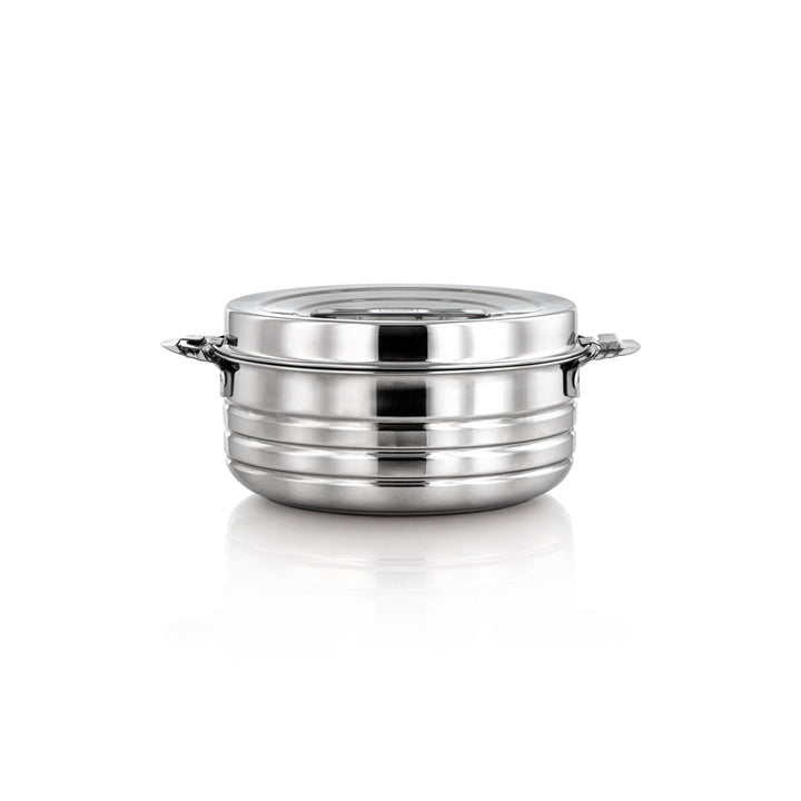 Almarjan 3 Pieces Royal Collection Stainless Steel Hot Pot Silver - STS0293013