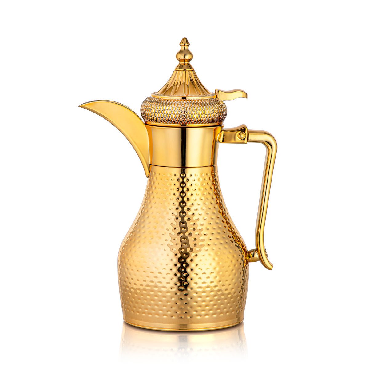 Almarjan 1 Liter Stainless Steel Vacuum Dallah Gold - SUD/H-100-G