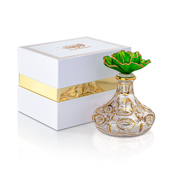 Almarjan 16 Tola Perfume Bottle - VR-HAM016-GG Green