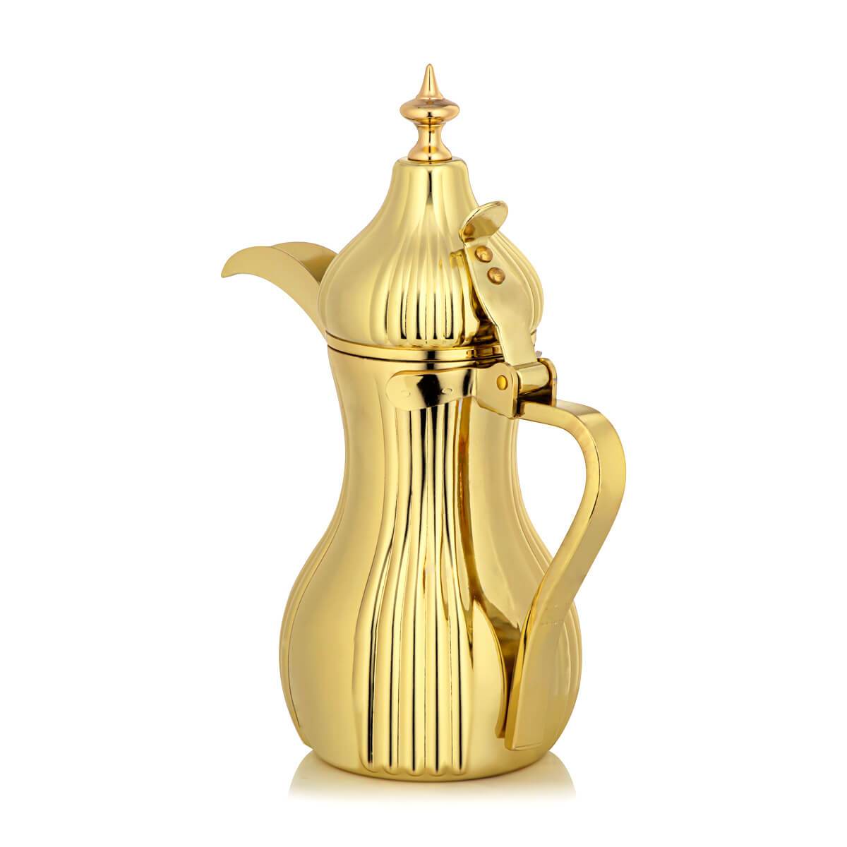 Almarjan 1.5 Liter Stainless Steel Dallah Gold - STS0010672