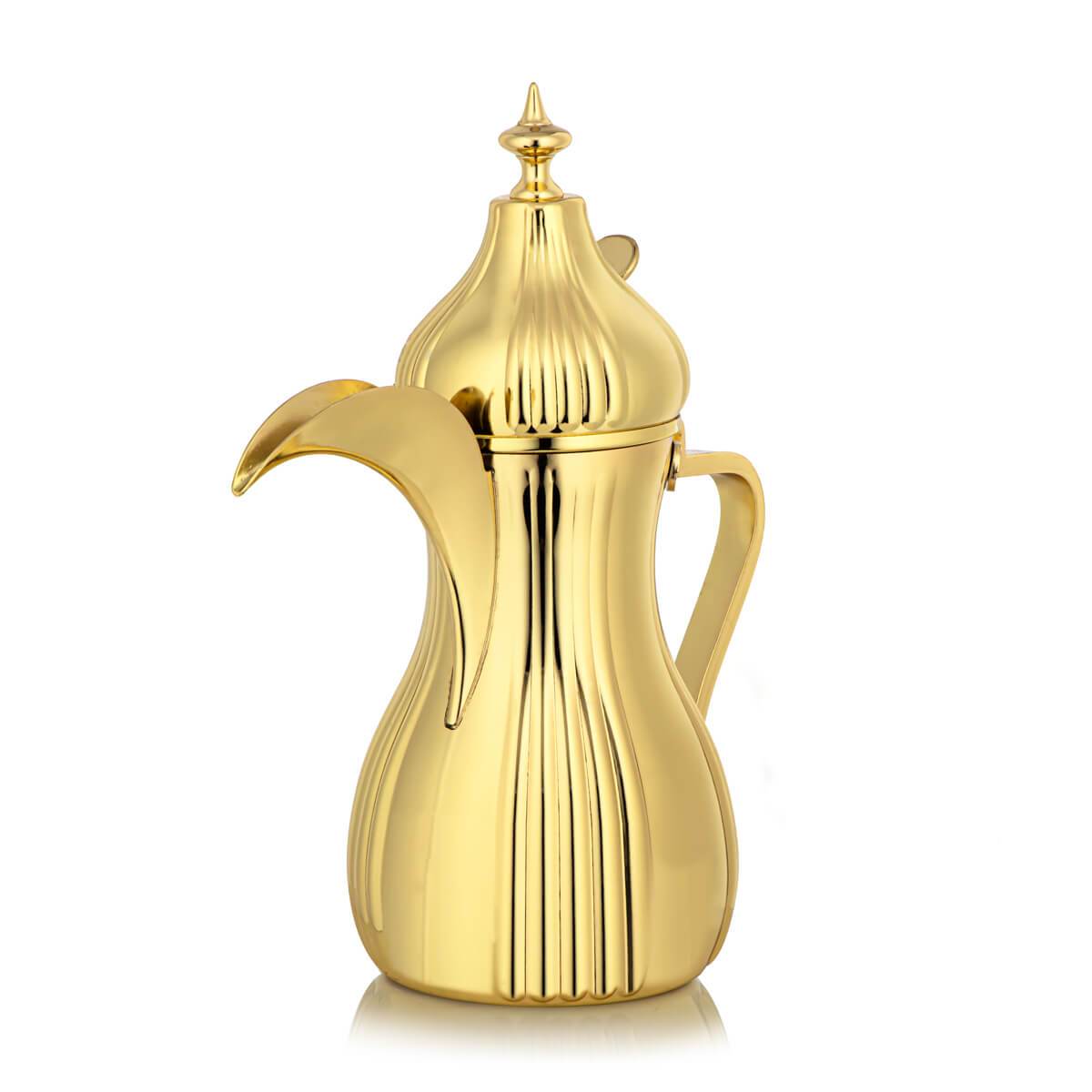 Almarjan 1.5 Liter Stainless Steel Dallah Gold - STS0010672