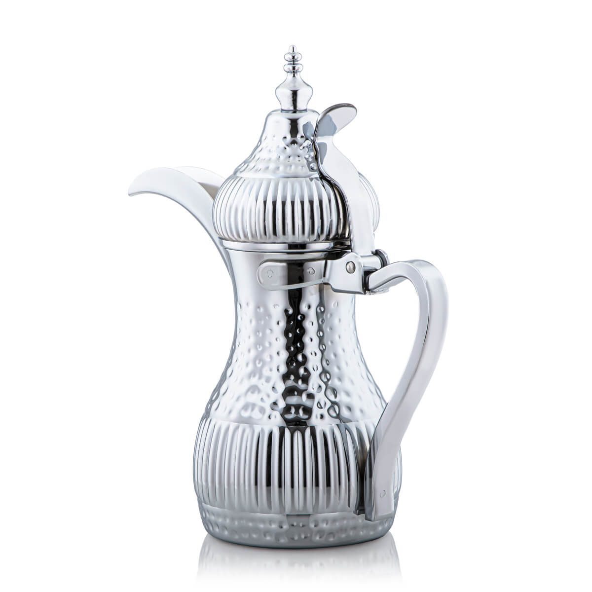  Almarjan 0.75 Liter Stainless Steel Dallah Silver - STS0010720 
