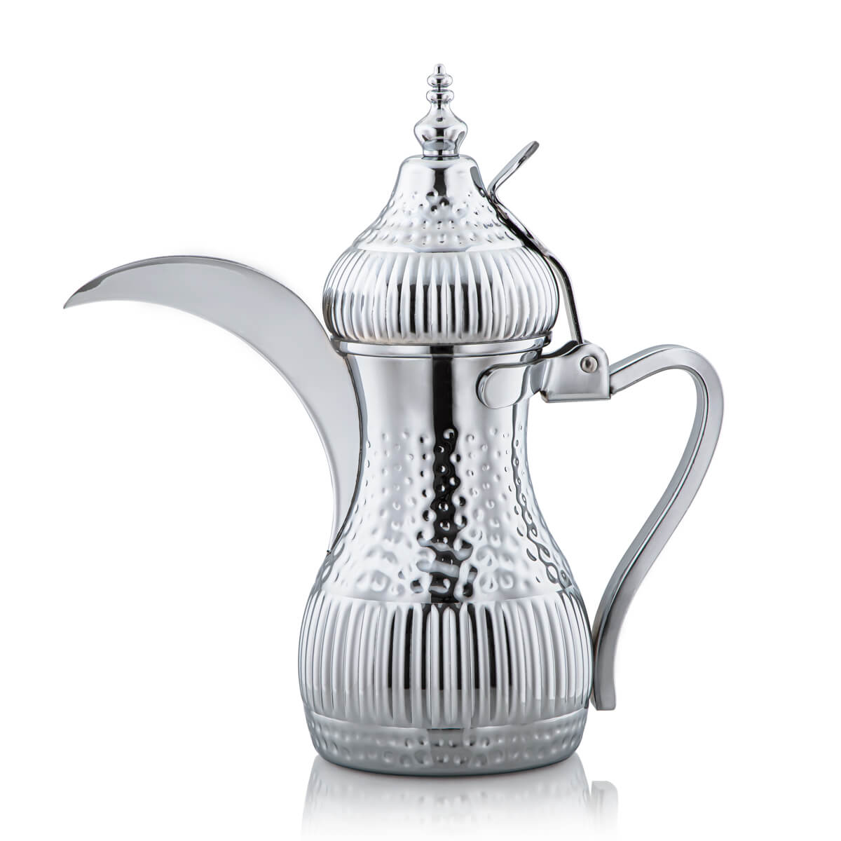  Almarjan 0.75 Liter Stainless Steel Dallah Silver - STS0010720 
