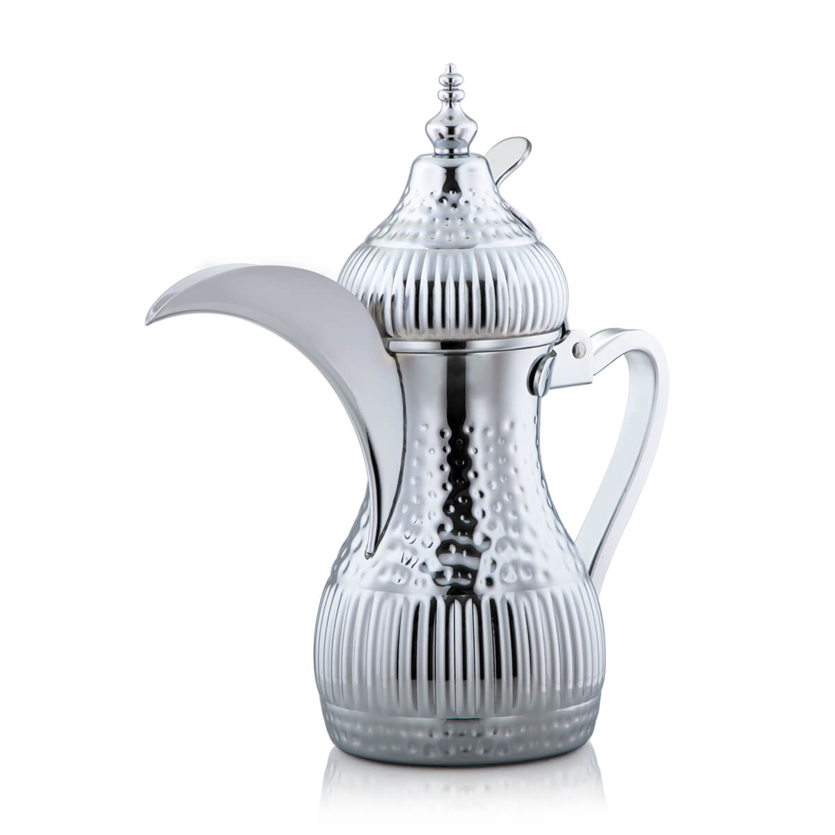  Almarjan 0.75 Liter Stainless Steel Dallah Silver - STS0010720 
