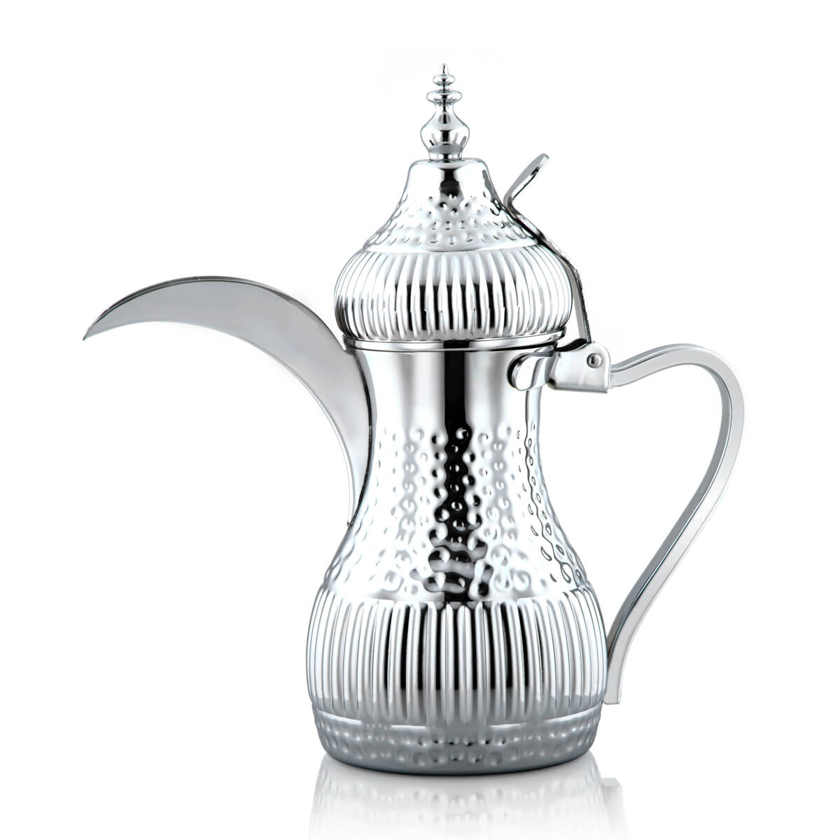  Almarjan 1.5 Liter Stainless Steel Dallah Silver - STS0010722 
