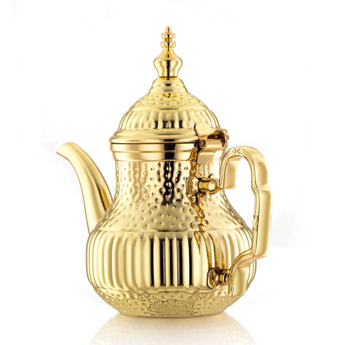 Almarjan 0.8 Liter Stainless Steel Teapot Gold - STS0010743
